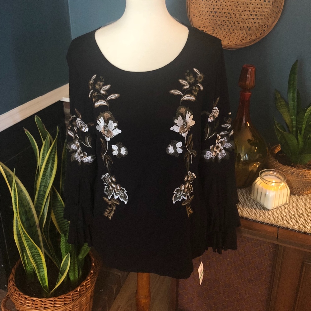 INC International Concepts NWT Boho Blouse